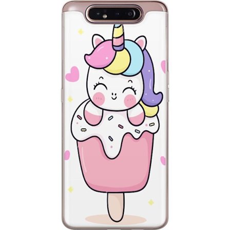 Mobilskal till Samsung Galaxy A80 med Glad enhörning
