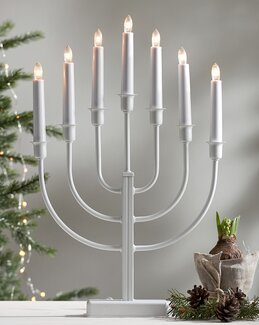 Lysestake Kristina Hvit - Star Trading