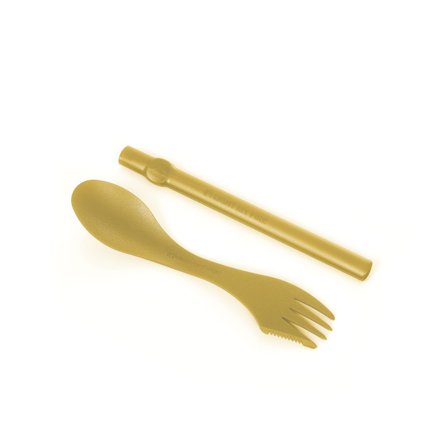 Light My Fire Spork n Straw Bio eating utensils Yellow OneSize