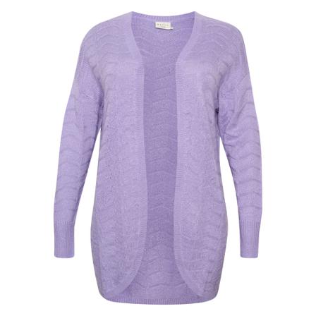 Kaffe Curve KCemana Knit Vest , Paars , Dames , Maat: L Vesten