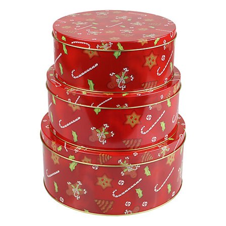 CACAS Kakeboks Juleglede sett 3stk