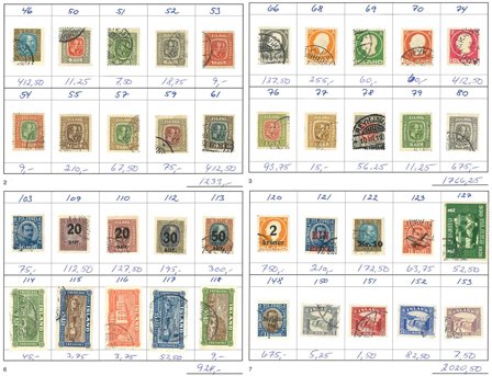 Island - Fyldt udvalgshæfte AFA 8B-274 - Stemplet