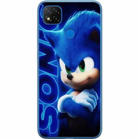 Xiaomi Redmi 9c Genomskinligt Skal Sonic The Hedgehog
