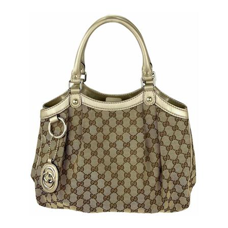 Gucci Vintage, Pre-owned Handbags Bruin, Dames, Maat:ONE Size,leather