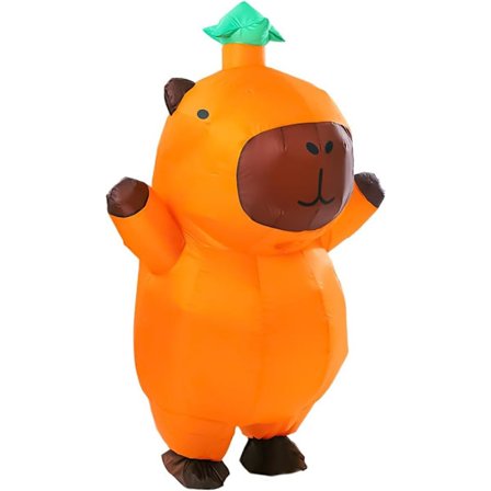 Oppblåsbar Capybara Kostyme Voksen Oppblåsbar Halloween Kostyme Morsom Dyre Oppblåsbar Kostyme