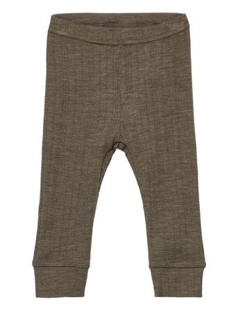 Nbmwang Wool Needle Longjohn Xxii Sweatpants Hyggebukser Brun Name It