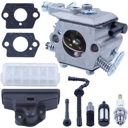 Kaasun säädin STIHL MS250 MS230 025 023 Ilma-öljyn suodatin kotelopaketti