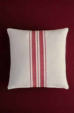 Jotex - Kissenbezug 50x50 Cm Rot/Naturweiß - KLAUS - Kaufe Dekokissen und Kissenbezüge bei Jotex