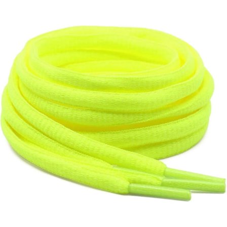 2 par ovale skolisser 42 farger halvt runde 1/4" atletiske skolisser for sport/løpesko skolisser