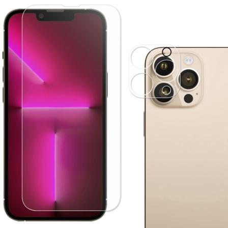 Iphone 14 Pro Max Skärmskydd & Linsskydd Härdat Glas
