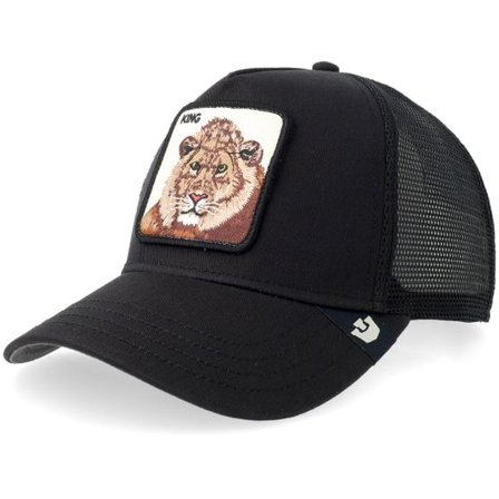 Goorin - Svart trucker Keps - King Void Black A-frame Trucker @ Hatstore