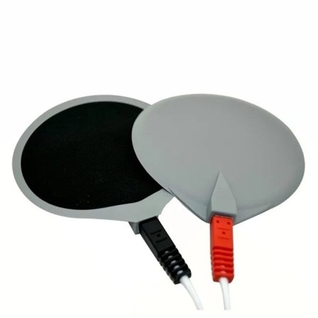 10 stykker 6,5 cm EMS elektrode puder tiere patch elektrostimulering slankende terapi maskine elektrisk muskelstimulator kropsmassager