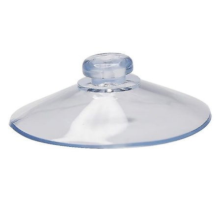 10 stk sugekopp i glass, gjennomsiktige PVC-plast sugekopper uten kroker, ekstra sterke sugekopper