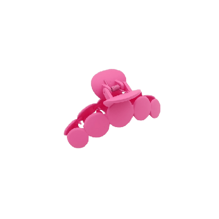 Complement Gummerad Hårklämma Med Ringar 10 Cm Accessoarer & tillbehör Dam Rosa