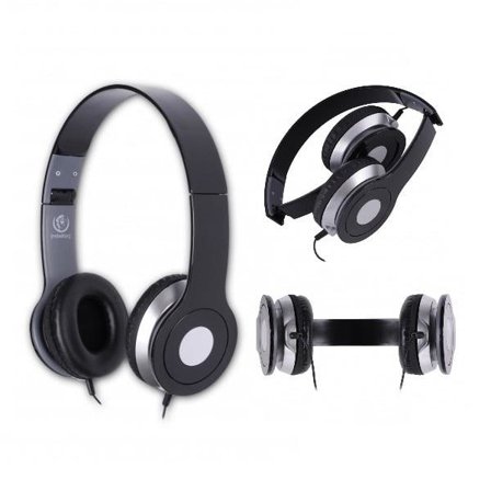 On-ear Hörlurar med Mikrofon Rebeltec City - Svart