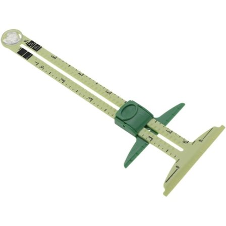 Yksi 5-in-1 manuaalinen liukuva saumanmitta, taittuva muovinen T-mitta