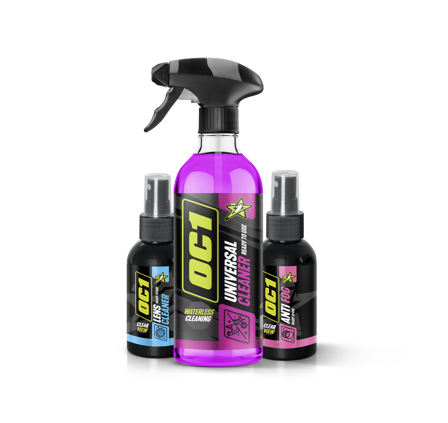 OC1 Helmet & Visor Care Bundle