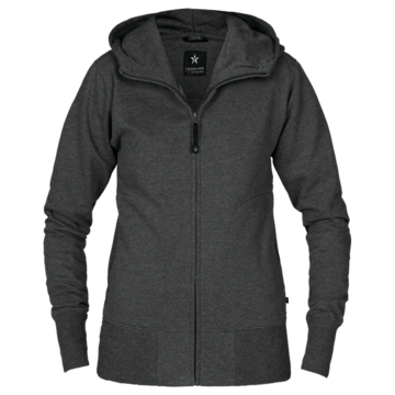 Huvtröja med zip Dam Texstar WC03