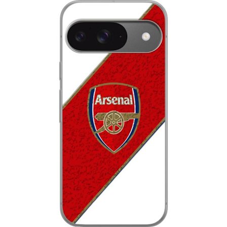 Kompatibelt Mobilskal till Google Google Pixel 9 Moschino Toy teddybjörn med enkel tecknad design, brun björn med vit tröja och tydlig logotyp på