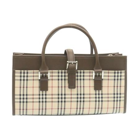 Burberry Vintage, Pre-owned Handbag Beige, Dames, Maat:ONE Size,Canvas