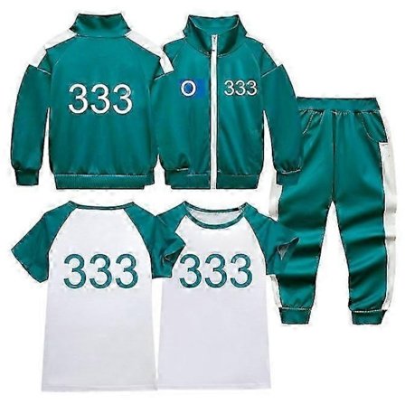 Squid Game 2-spiller rollespill kostyme sportsklær fullt sett - Perfekt