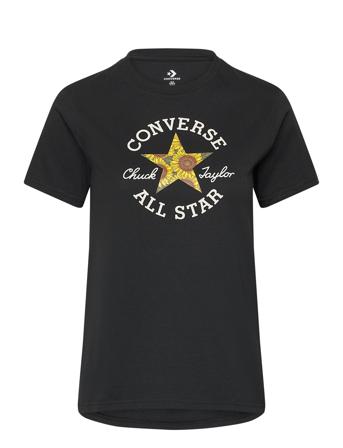 Chuck Patch Infill Tee Sport Sport Clothing Sports Tops & T-shirts Sport T-Skjorte Black Converse
