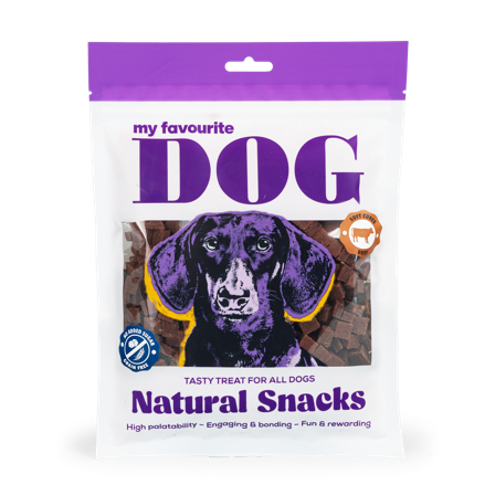 My favourite DOG - Hundebiff i terninger, 0,5 cm, 400 g - Hund - Hundegodbiter & tyggebein - Belønningsgodbiter for hund - ZOO.no