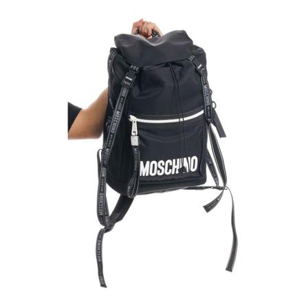 Moschino, Backpacks Zwart, Heren, Maat:ONE Size