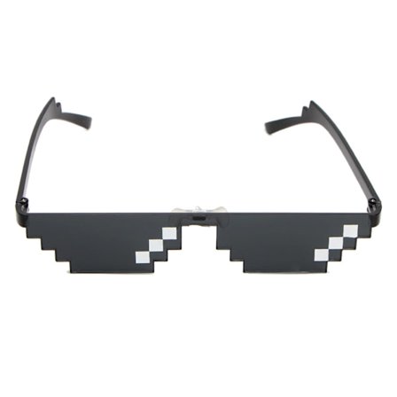 Nye solbriller pikselerte menn kvinner merkevare fest briller mosaikk briller