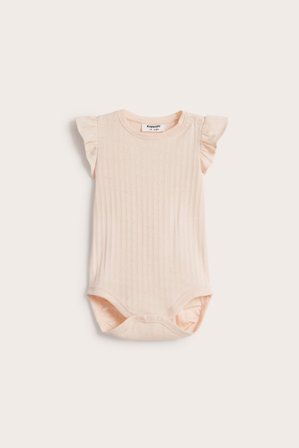 Kappahl | Body, jossa on röyhelöt | Vaaleanpunainen
