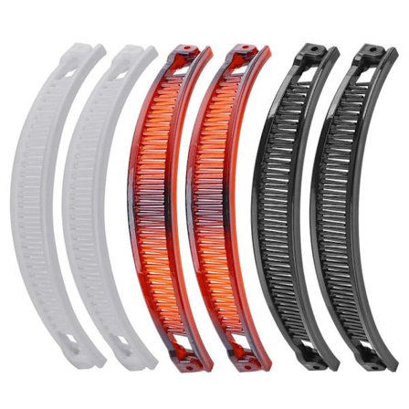 6 st bananhårklämmor