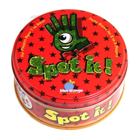 Dobble Spot It Kortspill Leke Jernboks Brettspill (Stil 10)
