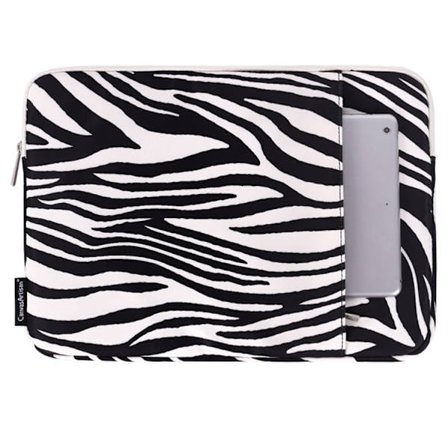 CANVASARTISAN MacBook Air Datorfodral 12" Zebra H33-19 - Svart/Vit