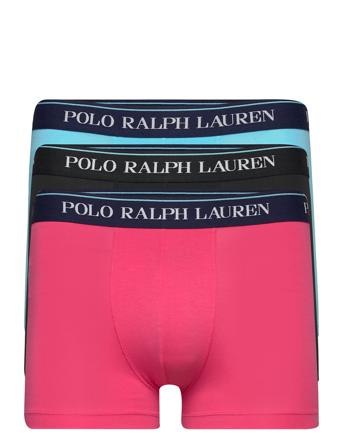 Classic Stretch-Cotton Trunk 3-Pack Pink Polo Ralph Lauren Underwear