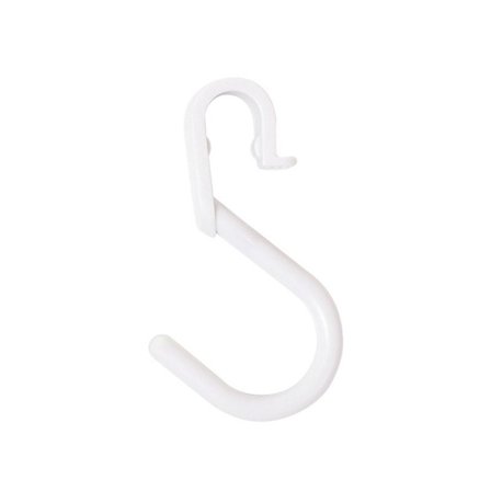 10ST S-Hängare Creative S-krok VIT