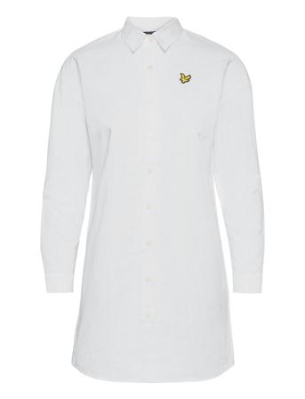 Over D Shirt Dress White Lyle & Scott