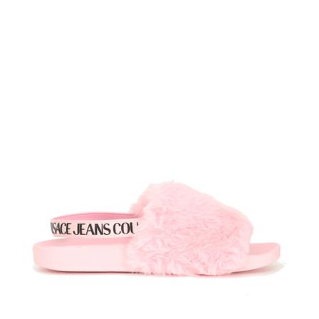 Versace Jeans Couture, sliders Różowy, Kobieta, Rozmiar: 36 EU