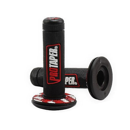 7/8" 22mm Ohjaustanko Moottoripyörä Protaper Ohjaustanko Kahvat Pro Taper Motocross Ohjaustanko Kahvat Kumi Geeli Kädensijat Jarru (Punainen)