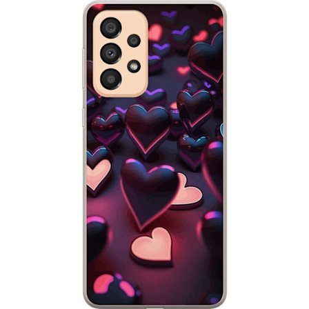 Kompatibel Mobilcover til Samsung Samsung Galaxy A33 5G Midnatshjerter
