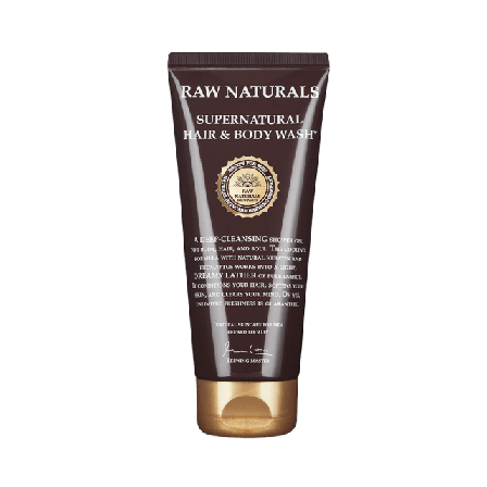 RAW Naturals Supernatural 3 in 1 Hair & Body Wash Kropp Herr 200 ML