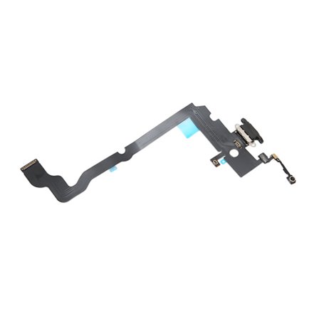 USB-laddningsport Flex-kabel Telefonladdningskontakt Modulutbyte för IPhone XS Max Svart