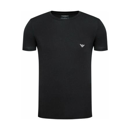 Emporio Armani, T-Shirts Zwart, Heren, Maat:M,stretch