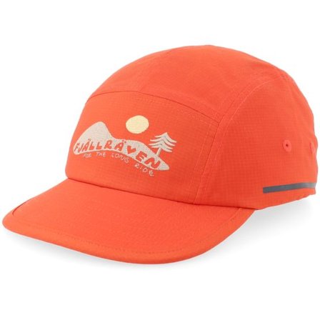 Fjällräven - Orange 5panel Keps - Hoja Lugnt Cap Flame Orange 5-Panel @ Hatstore