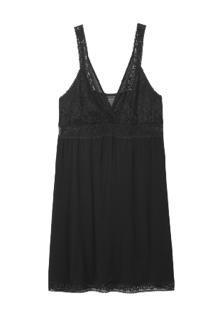 Avelie Lingerie Nattlinne ERIN Sovkläder Svart XS