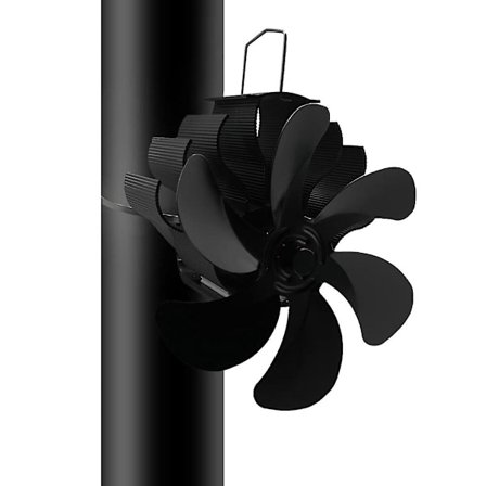 6-lapainen lämpövoimalla toimiva uunin tuuletin, savupiipun mukana tuleva takkatuuletin, hiljainen puulämmitysuunin tuuletin