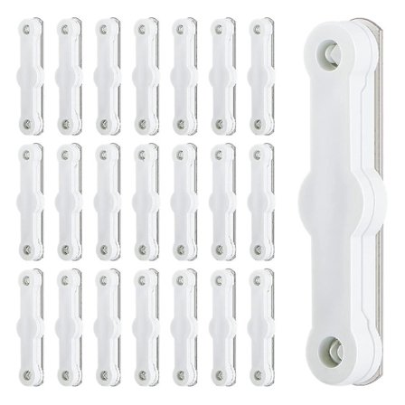 Magneter for fluenetting, pakke med 22 selvklebende magnetiske strimler, permanente magneter for fluenetting