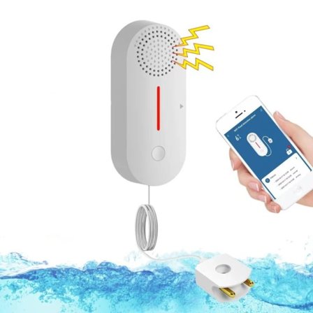 Smart Vand Læk Sensor Vand Overløb Niveau Detektor Sikkerhed Lyd Alarm System Oversvømmelse Lækage Sensor
