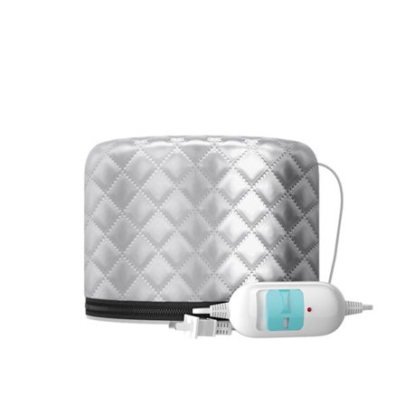 Justerbare Elektriske Varmehætter Til Reparation af Hårskader, Tørhed & Irritation Blød Tekstil Klud Hovedmassage Varmehat Til Fremme af Hårvækst