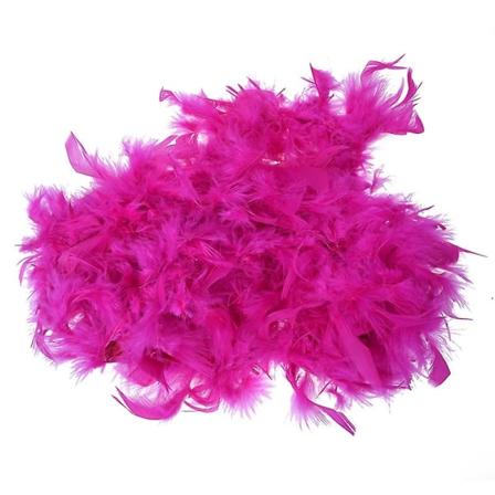 2m Fjerboaer Fluffy Craft Kostume Klæd-ud Bryllup Fest Hjem Dekoration (Hvid)