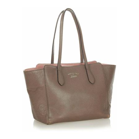 Gucci Vintage, Pre-owned Tote Bag Bruin, Dames, Maat:ONE Size